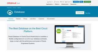 Cloud Database on Bare Metal - Oracle Cloud Infrastructure