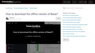 How to download the offline version of Base7 – base7booking