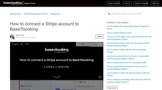 How to connect a Stripe account to Base7booking – base7booking