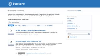 Basecone Feedback: Hot (17 ideas) – Customer Feedback for Basecone