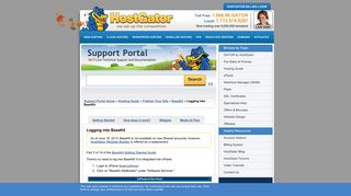 Logging into BaseKit « HostGator.com Support Portal