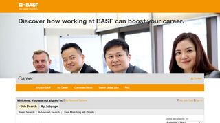 Advanced Search - Careers in Asia Pacific - BASF
