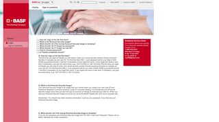 Sign-on questions - BASF Payslip HR Extranet - BASF - The Chemical ...