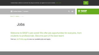 Jobs | BASF USA - BASF.com