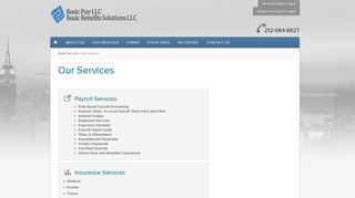 Our Services | Basic Pay LLC