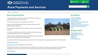 Basic Payment Scheme - Rural Payments and Services
