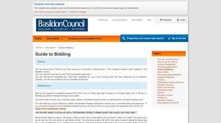 Guide to Bidding - Basildon Choice