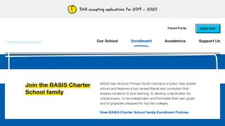 Charter School Enrollment | BASIS San Antonio Primary North Central