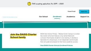 Charter School Enrollment | BASIS San Antonio Primary - Medical ...
