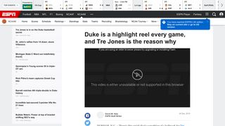 Tre Jones is in on the Duke basketball secret - ESPN