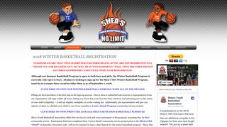 2018 WINTER BASKETBALL REGISTRATION – Shea's Youth ...