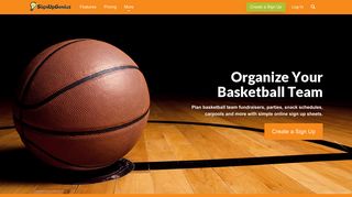 Create Sign Ups for Your Basketball Team Snacks, Parties, and More!