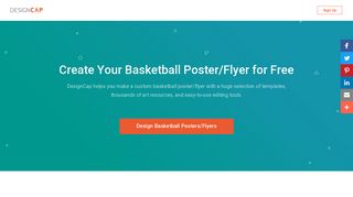 Free Basketball Poster/Flyer Designs | DesignCap Poster/Flyer Maker