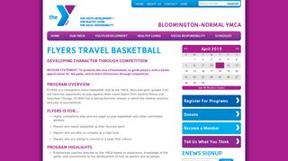 Flyers Travel Basketball - Bloomington-Normal YMCA