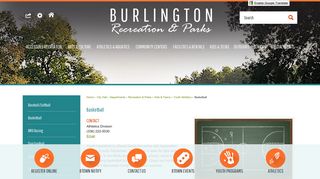 Basketball | Burlington, NC - Official Website