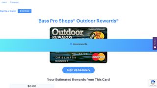 Bass Pro Shops® Outdoor Rewards® - MaxRewards