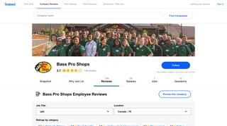 Bass Pro Shops Employee Reviews - Indeed