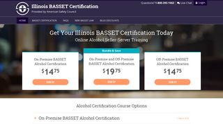 Illinois BASSET Certification | Online Course for Illinois Alcohol Training