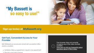 MyBassett :: Bassett Healthcare Network