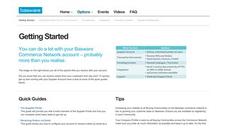 Basware Supplier Portal » Getting Started