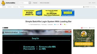 Simple Batchfile Login System With Loading Bar: 5 Steps