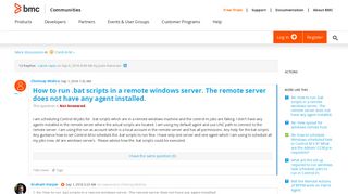 How to run .bat scripts in a remote windows server. The remote ...