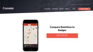 Compare BatchGeo to Badger - Badger Maps