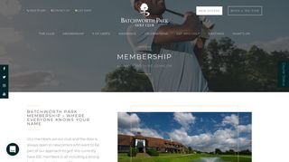 Membership | Batchworth Park Golf Club | Rickmansworth, Herts
