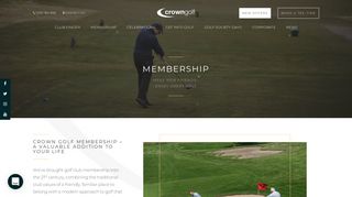 Membership | Crown Golf Clubs | Over 20 Clubs in the UK