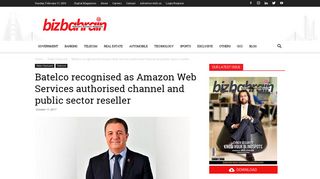 Batelco recognised as Amazon Web Services authorised channel and ...
