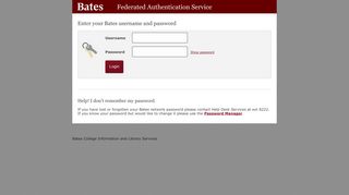 Bates email - Bates College
