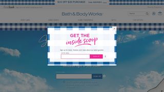 Bath & Body Works Email Sign-Up