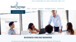 Online Banking for Businesses | Secure Access to ... - Bath Savings