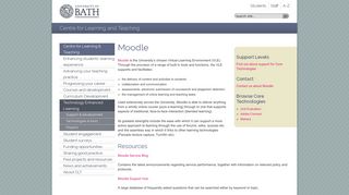 Moodle | University of Bath