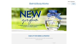 Canada | Email Sign-up, Promotions, Store Locations - English | Bath ...