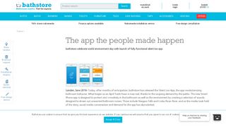 The app the people made happen | bathstore