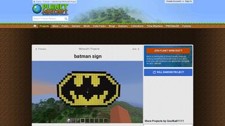 batman sign Minecraft Project - Planet Minecraft