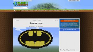 Batman Logo Minecraft Project - Planet Minecraft