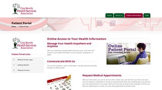 Clay-Battelle Health Services Association » Patient Portal