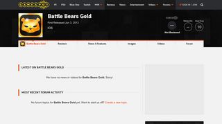 Battle Bears Gold - GameSpot