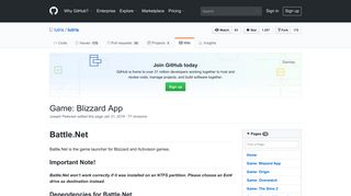 Battle.Net - GitHub