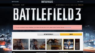 Battlelog / Battlefield 3