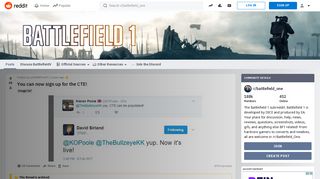 You can now sign up for the CTE! : battlefield_one - Reddit