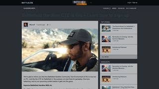 Battlefield Hardline CTE is live – Learn how to sign up - News ...