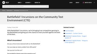 Battlefield 1 - Battlefield 1 Incursions on the Community Test ...