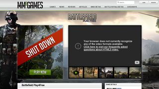 Battlefield Play4Free - MMOGames.com