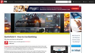 Battlefield 4 - How to Use Battlelog | Video Strategy | Prima Games
