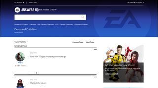 Origin / Battlelog Login Problem - EA Answers HQ - Electronic Arts