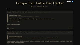Escape from Tarkov Dev Tracker