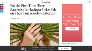 Baublebar Is Having a Major Sale on Their Fine Jewelry Line - PureWow